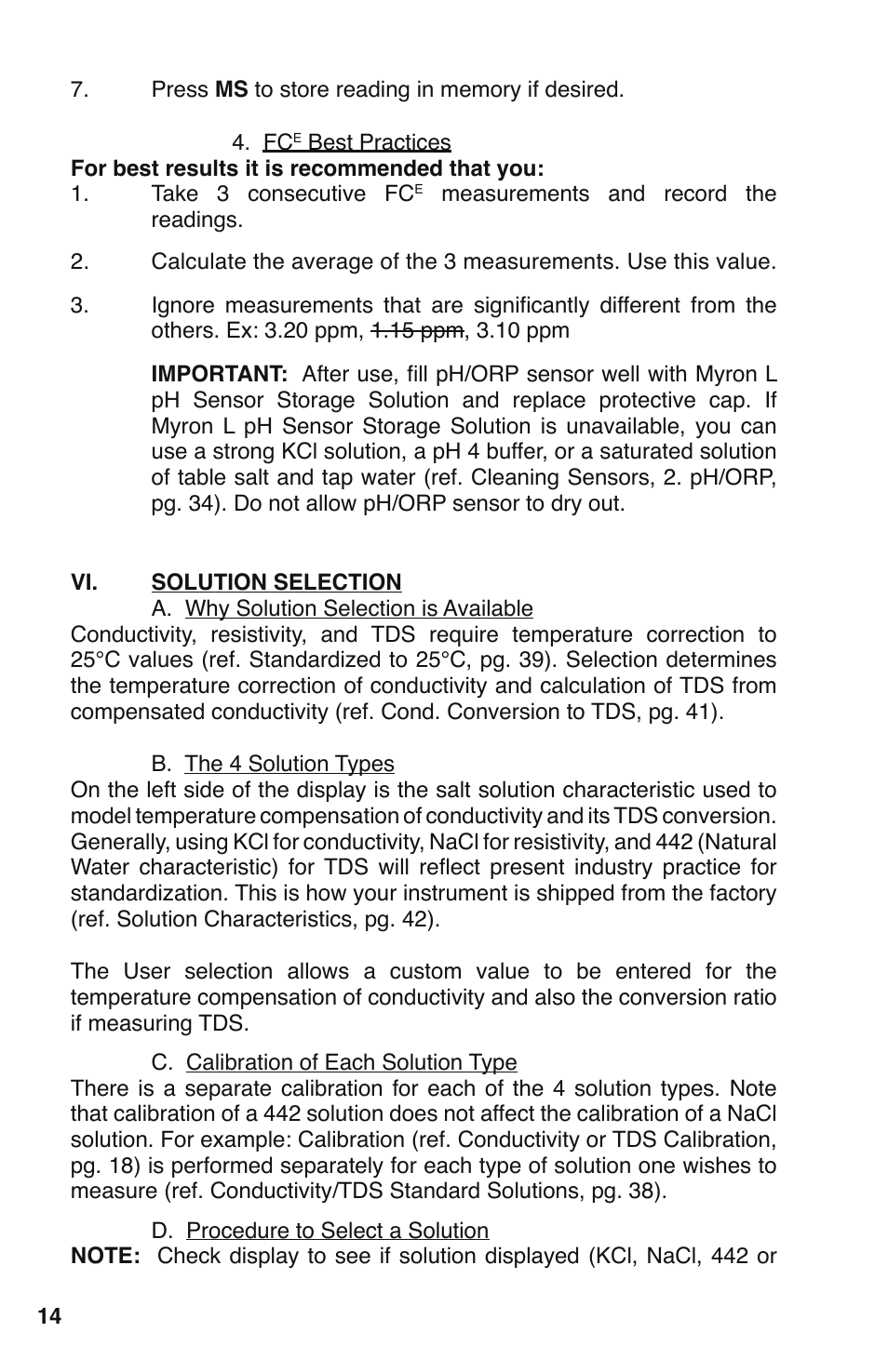 Myron L 6PFCE and 4P User Manual | Page 18 / 56