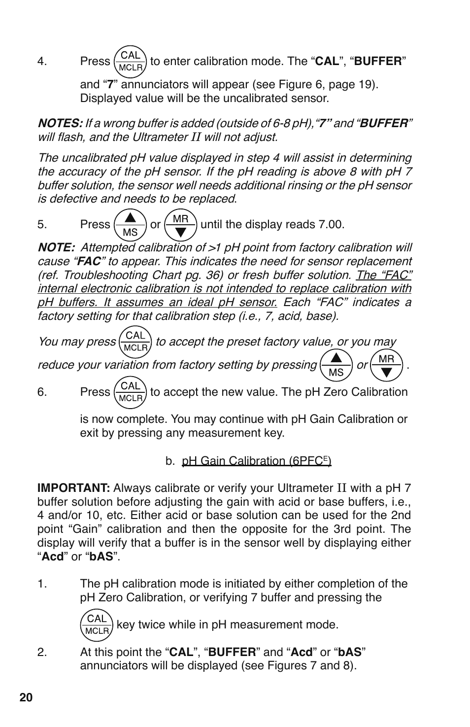 Myron L 6PFCE and 4P User Manual | Page 24 / 56