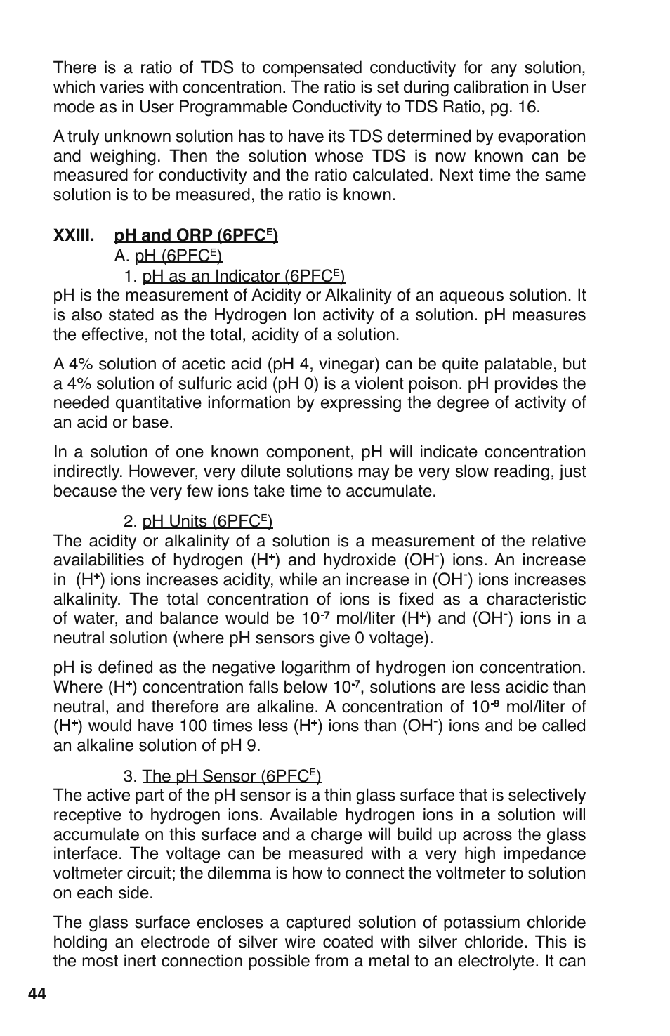 Myron L 6PFCE and 4P User Manual | Page 48 / 56
