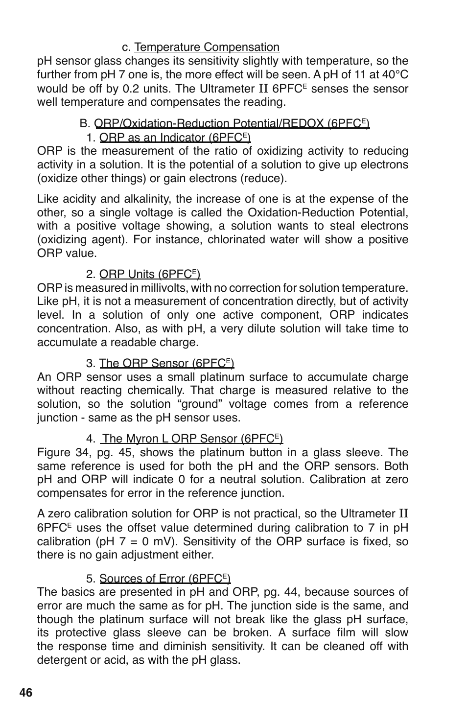 Myron L 6PFCE and 4P User Manual | Page 50 / 56