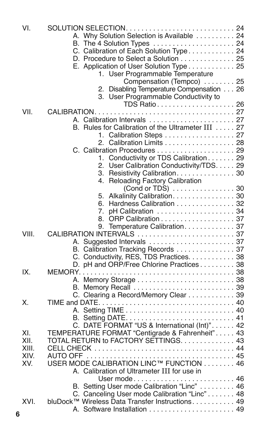 Myron L 9PTK with FCE Free Chlorine User Manual | Page 10 / 76