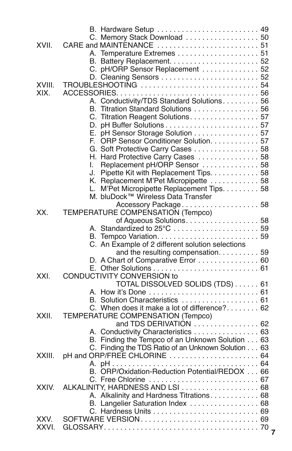 Myron L 9PTK with FCE Free Chlorine User Manual | Page 11 / 76