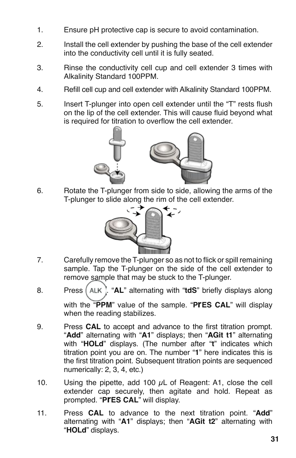 Myron L 9PTK with FCE Free Chlorine User Manual | Page 35 / 76