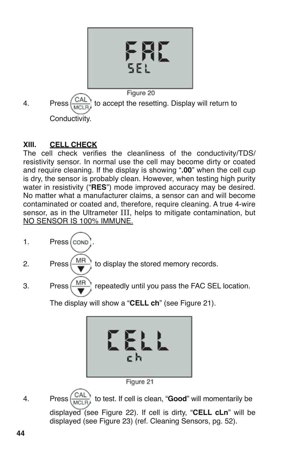 Myron L 9PTK with FCE Free Chlorine User Manual | Page 48 / 76