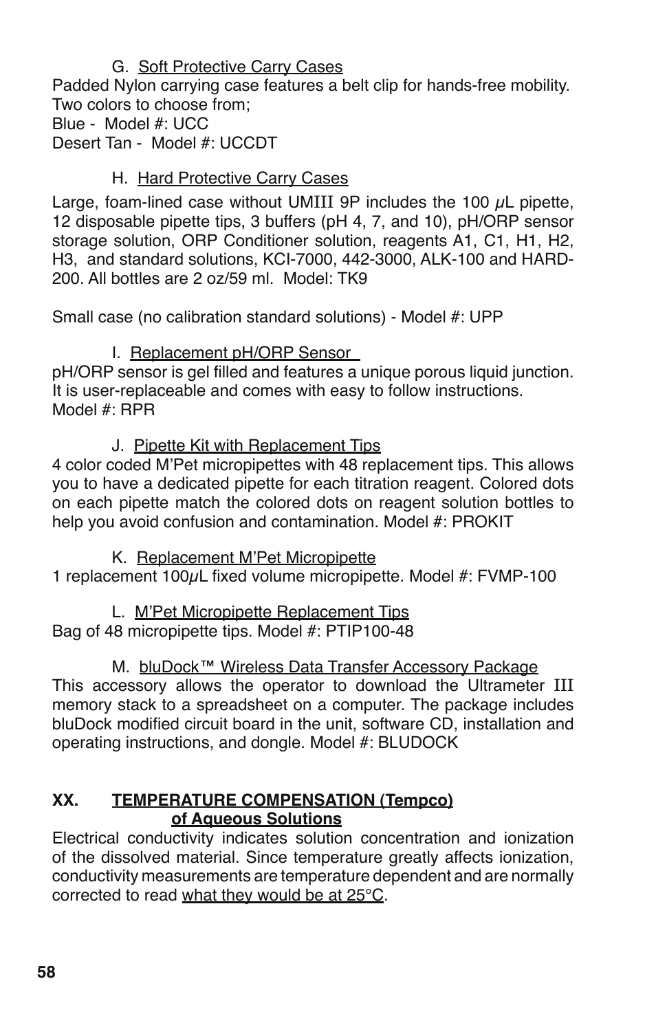 Myron L 9PTK with FCE Free Chlorine User Manual | Page 62 / 76