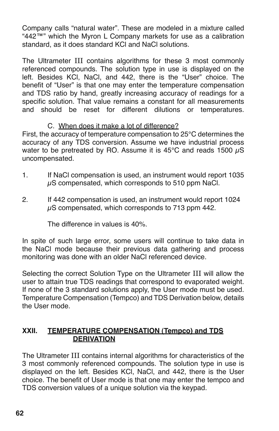Myron L 9PTK with FCE Free Chlorine User Manual | Page 66 / 76