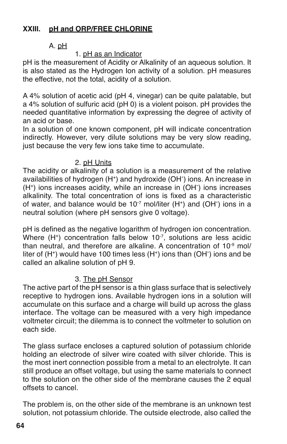 Myron L 9PTK with FCE Free Chlorine User Manual | Page 68 / 76