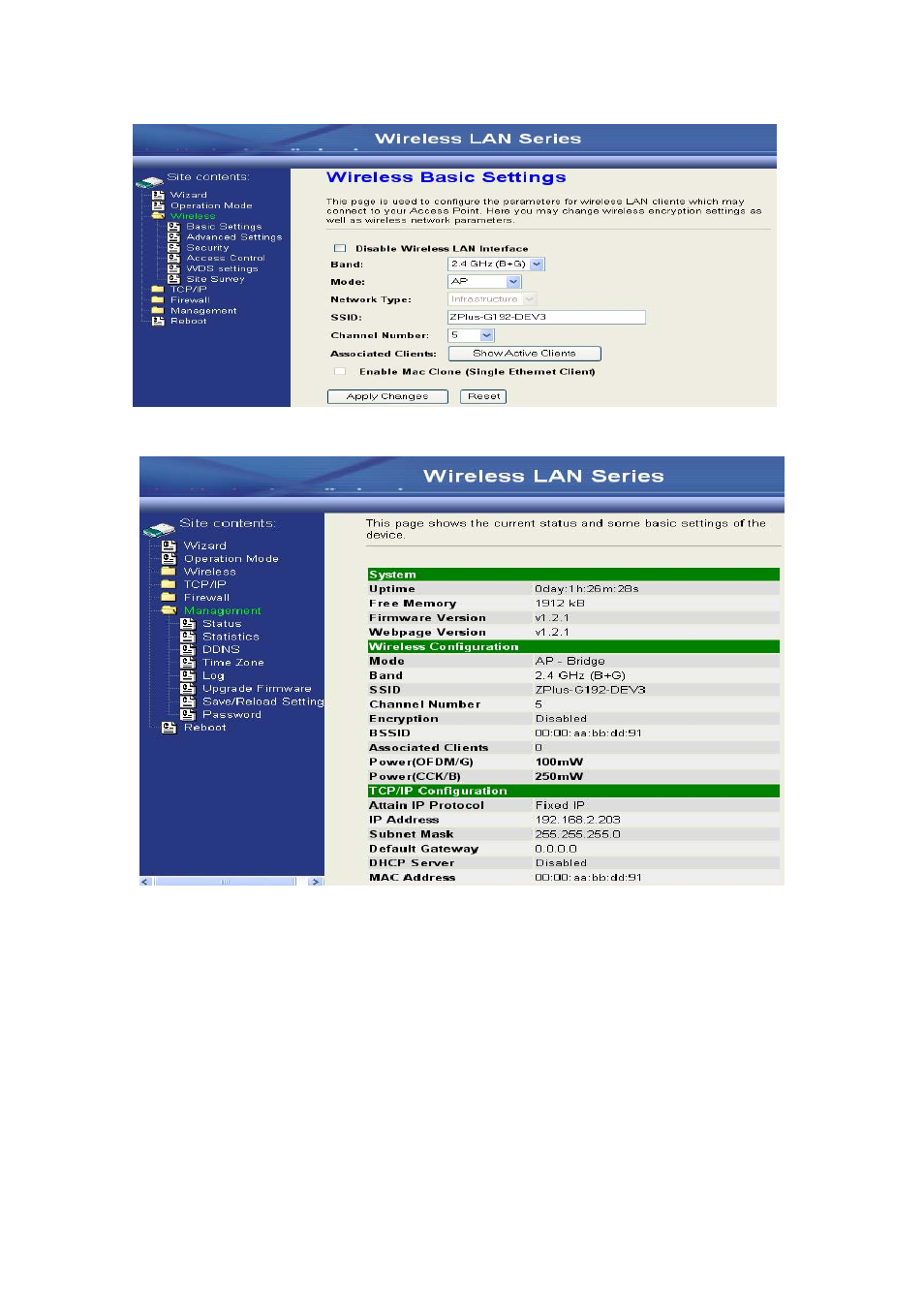 ALFA WLAN Outdoor Bridge AWAP08O-11gHP User Manual | Page 22 / 61