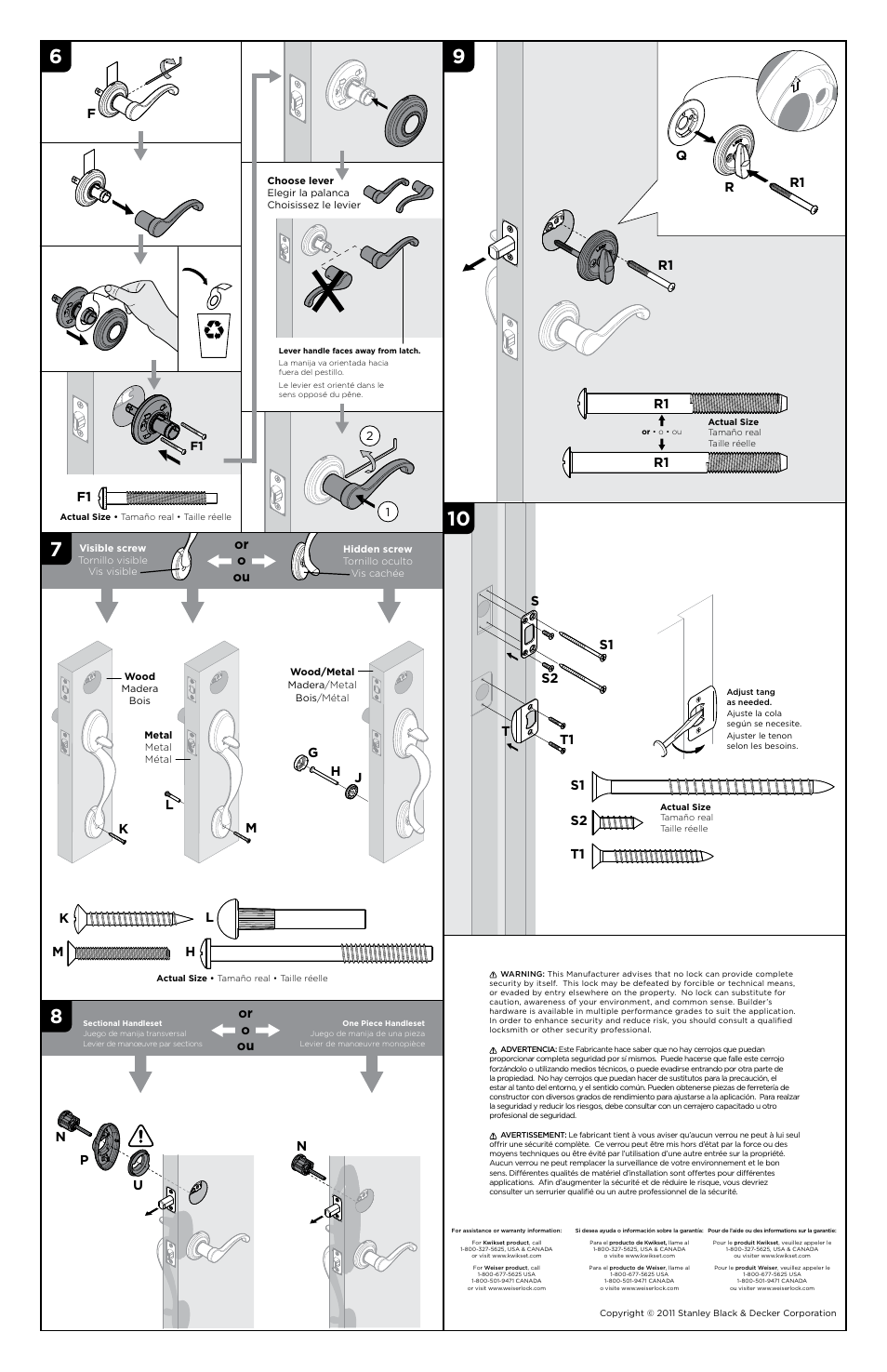 Gh j or o ou, Lm k h, Or o ou | Kwikset 815ANXTNL User Manual | Page 2 / 2