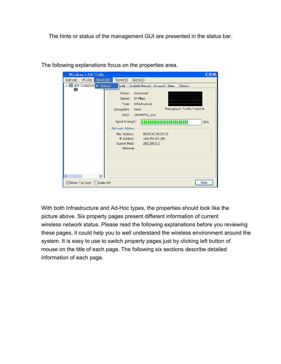 2 station mode | ALFA Wireless LAN USB Adaptor User Manual | Page 16 / 29