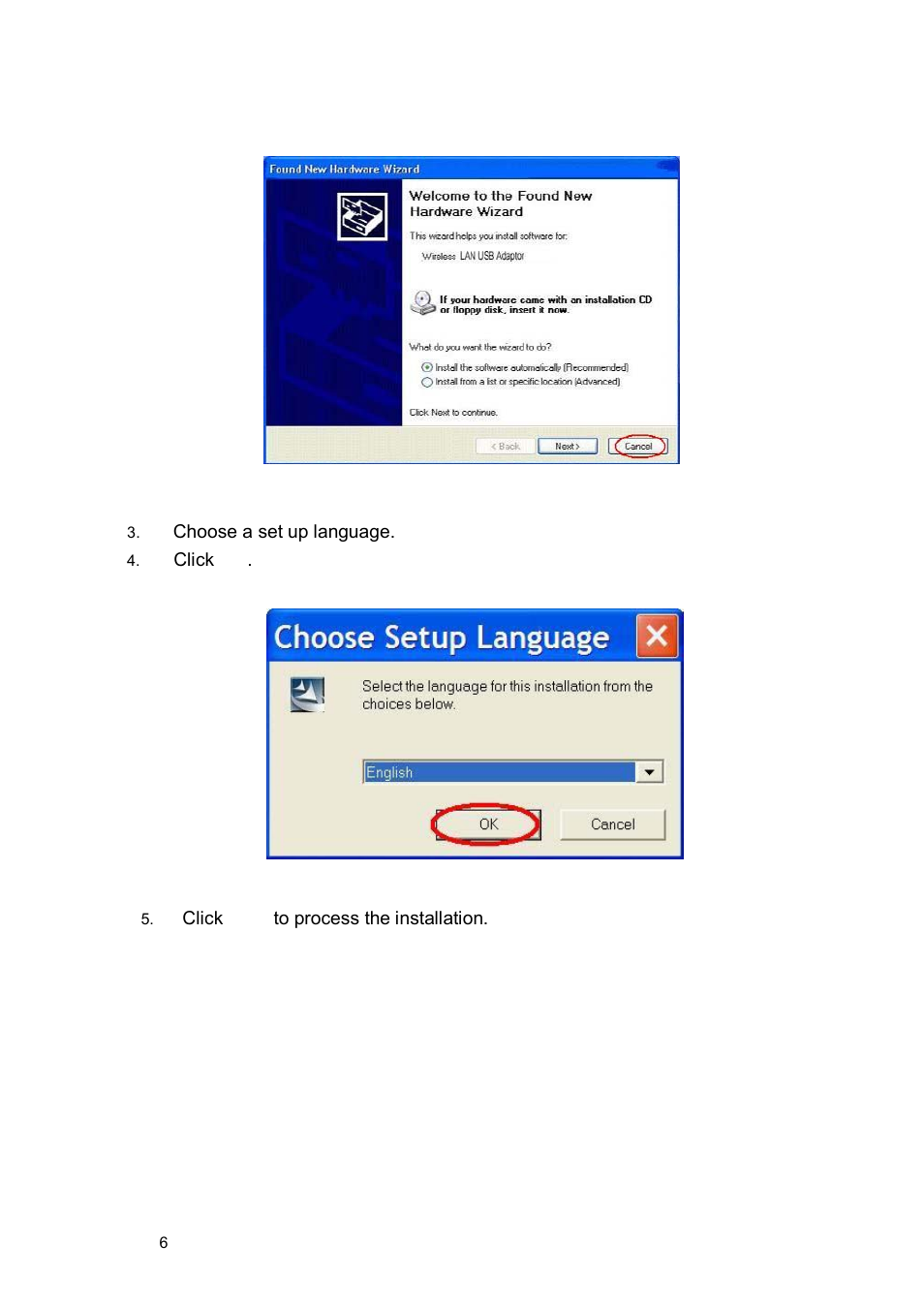 ALFA Wireless LAN USB Adaptor User Manual | Page 6 / 29