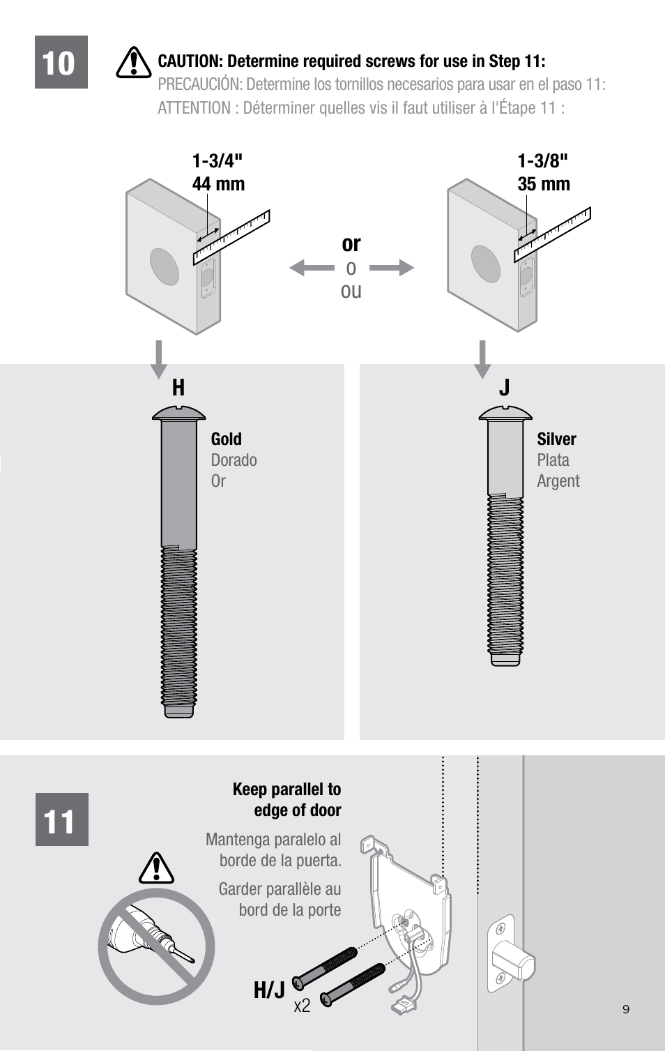 Gh/j, Or o ou | Kwikset 925 KEVO DB User Manual | Page 9 / 20