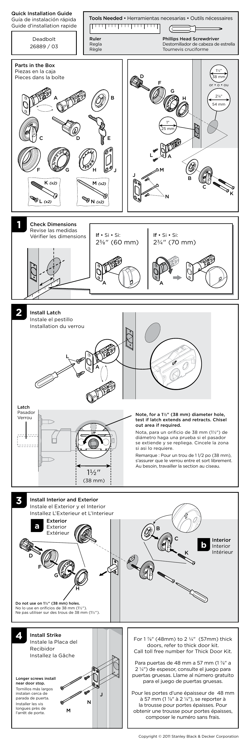 Kwikset 991J User Manual | 2 pages