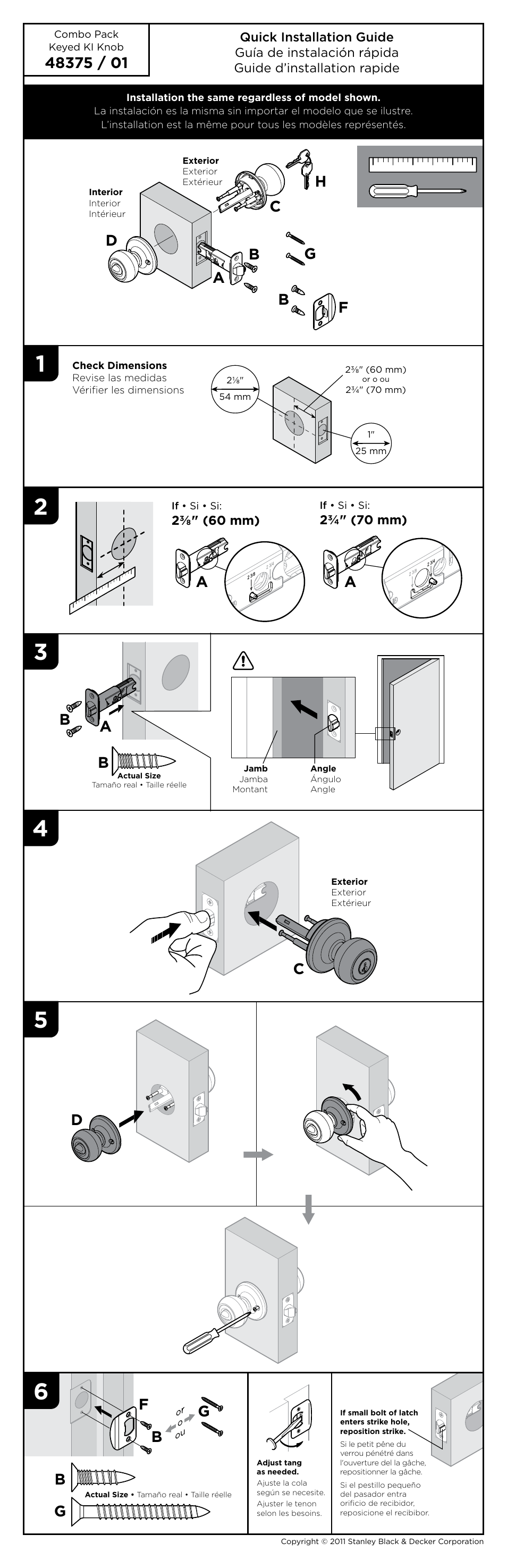 Kwikset 991J User Manual | 2 pages