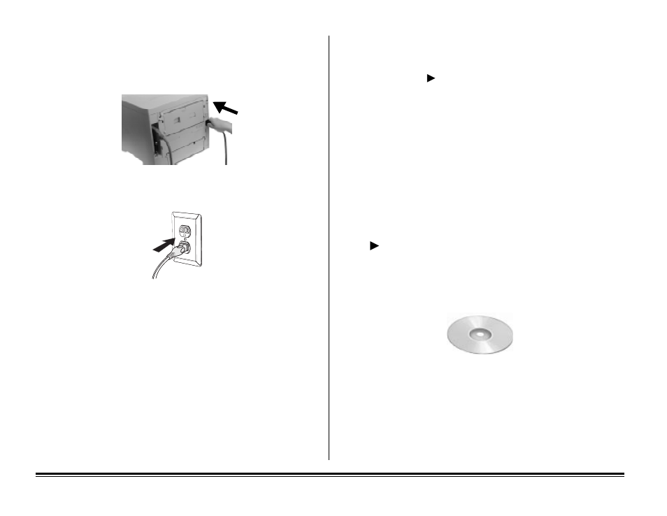 Connect to power, Check the menu: model 20dx only, Print the demo page | Install the printer software | ALFA OKIPAGE 20 User Manual | Page 20 / 88