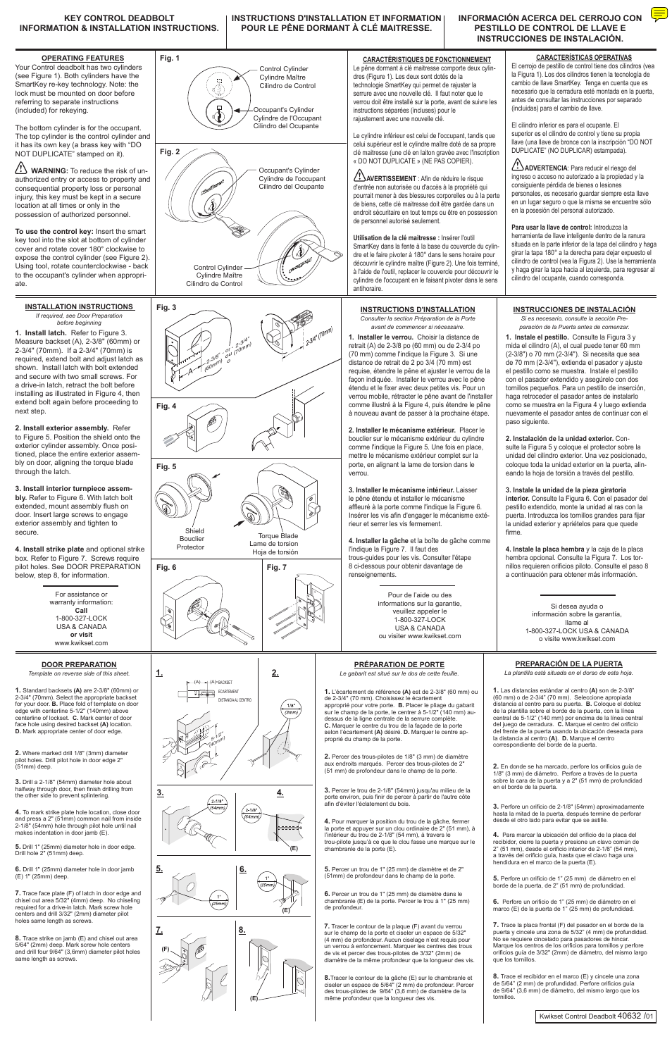 Kwikset 816 SMT User Manual | 2 pages