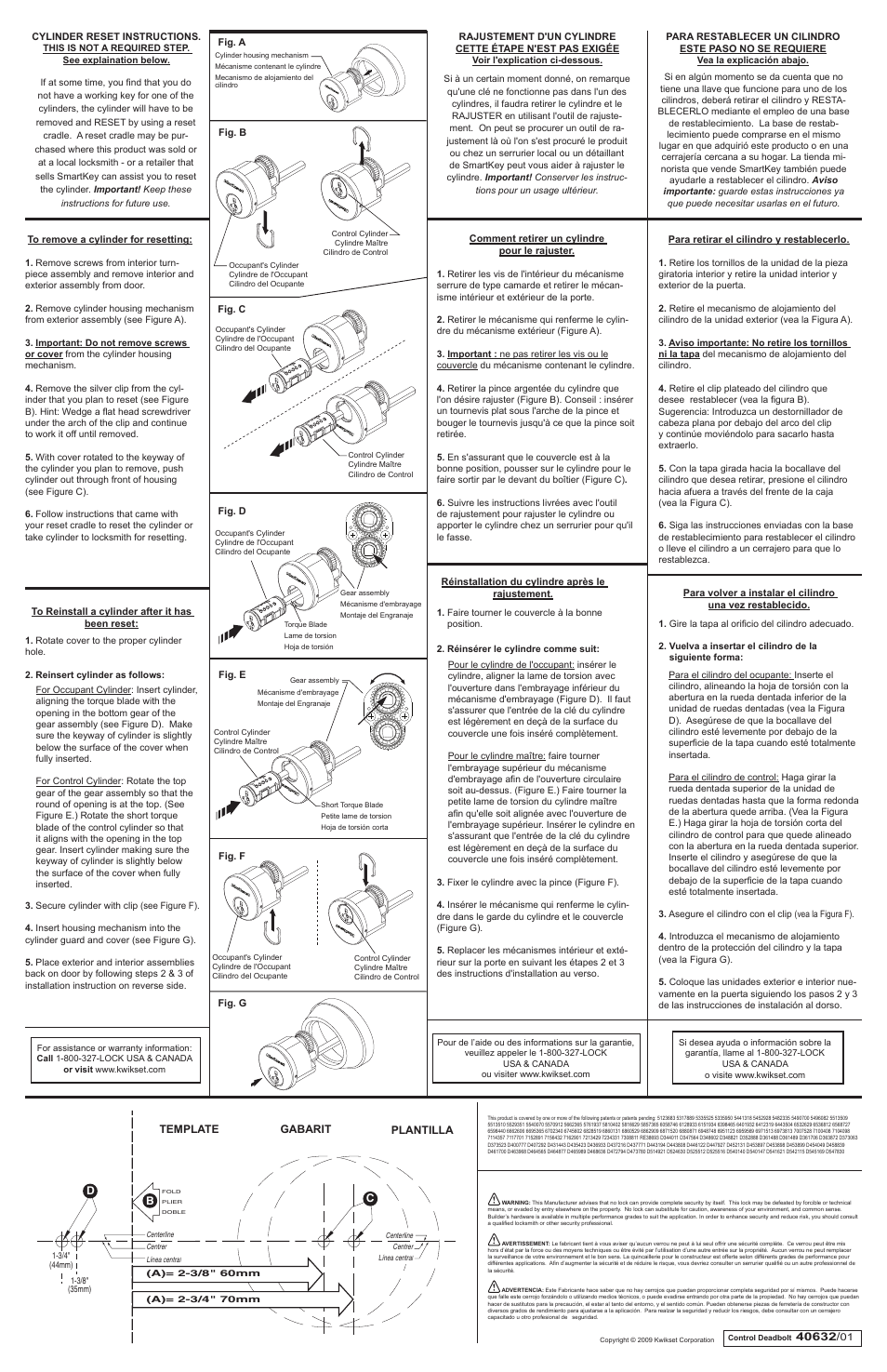 Kwikset 816 SMT User Manual | Page 2 / 2