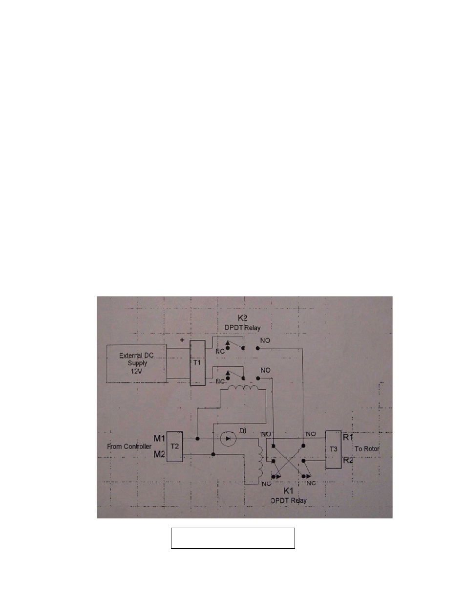 Relay board schematic | ALFA SPID ROTATOR AND CONTROLLER User Manual | Page 17 / 21