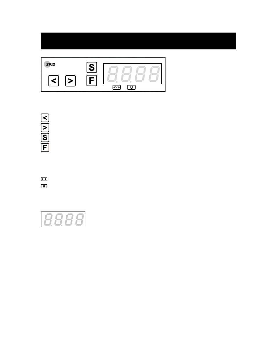 Front panel, Front panel control panel | ALFA SPID ROTATOR AND CONTROLLER User Manual | Page 4 / 21