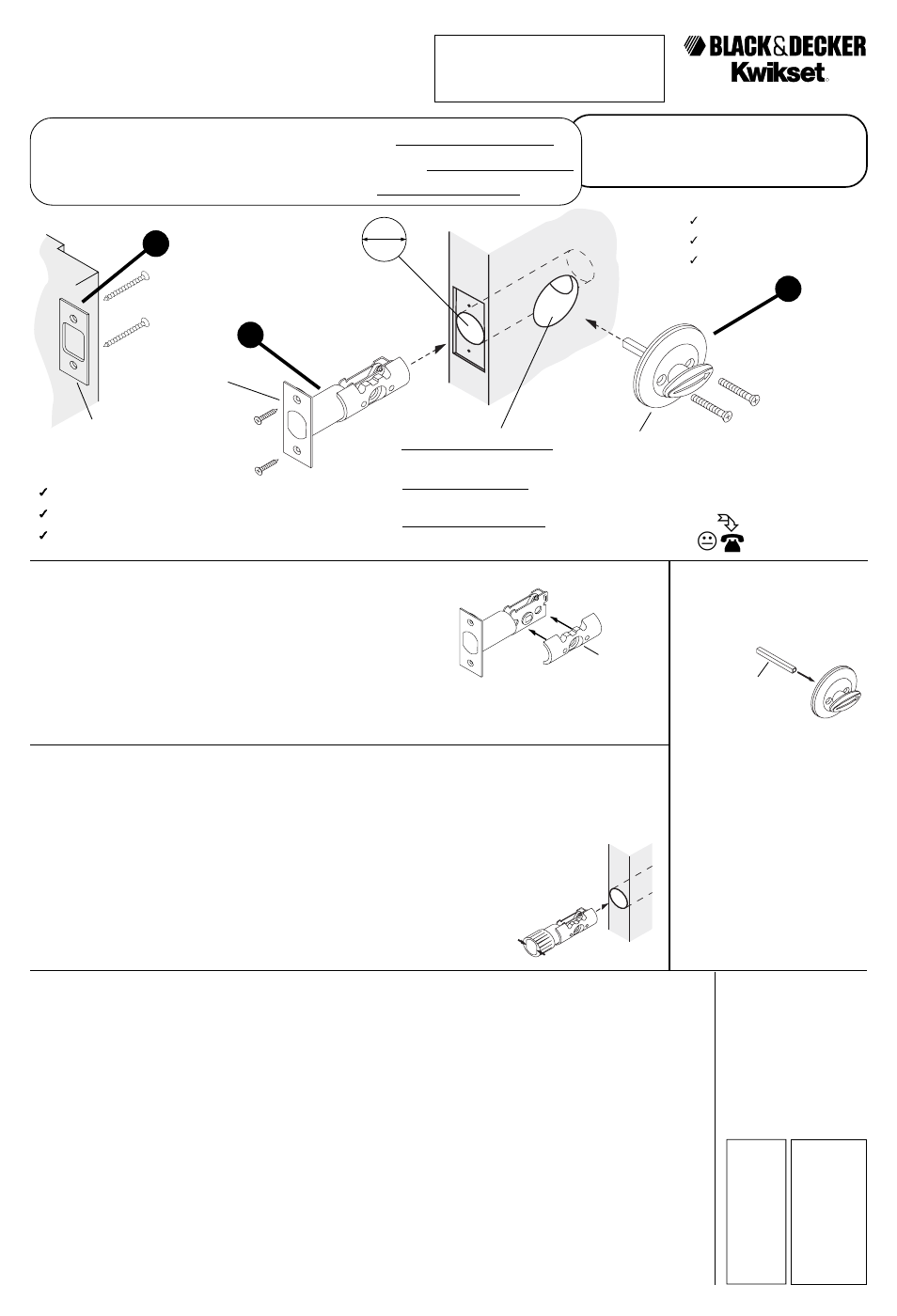 Kwikset 663 User Manual | 2 pages