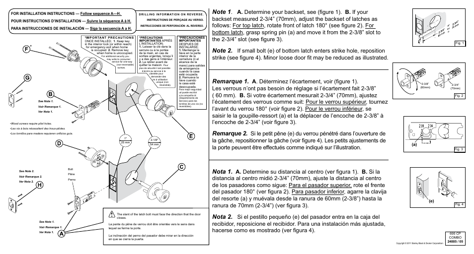 Kwikset 695T User Manual | 2 pages