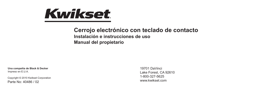 Cerrojo electrónico con teclado de contacto | Kwikset 907 SMT User Manual | Page 13 / 23