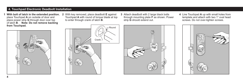 Kwikset 907 SMT User Manual | Page 6 / 23