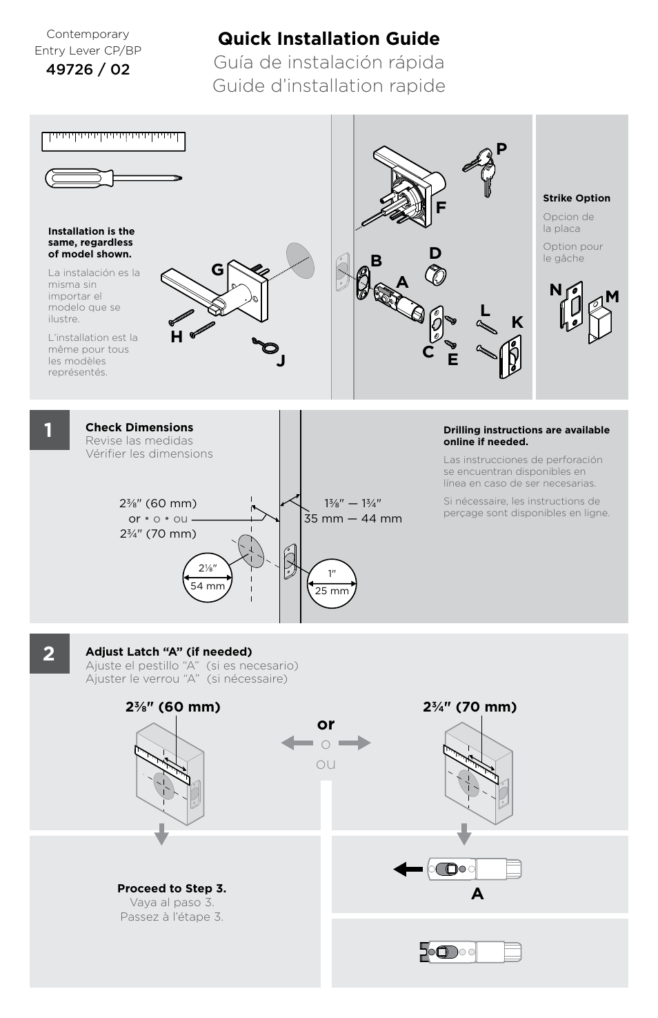 Kwikset 156MIL User Manual | 4 pages