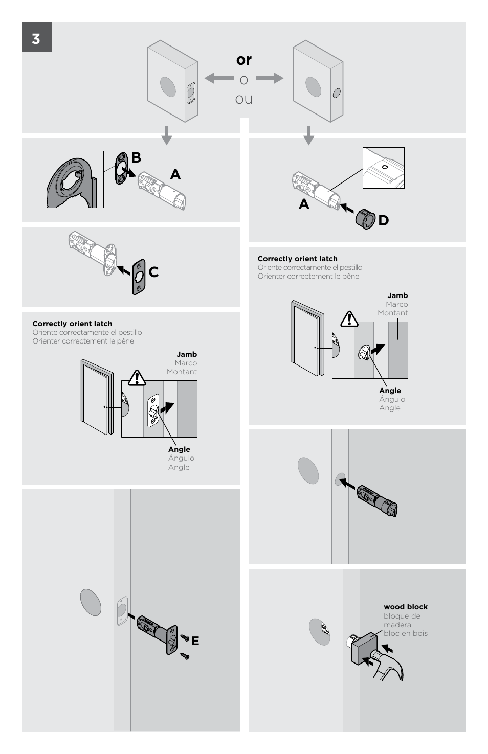 Or o ou, Cb a a d | Kwikset 156MIL User Manual | Page 2 / 4