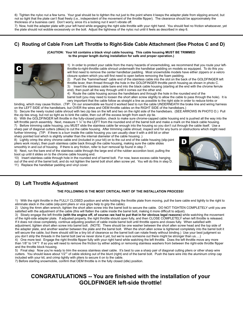 Full Throttle Skidoo 007-1023 User Manual | Page 2 / 4