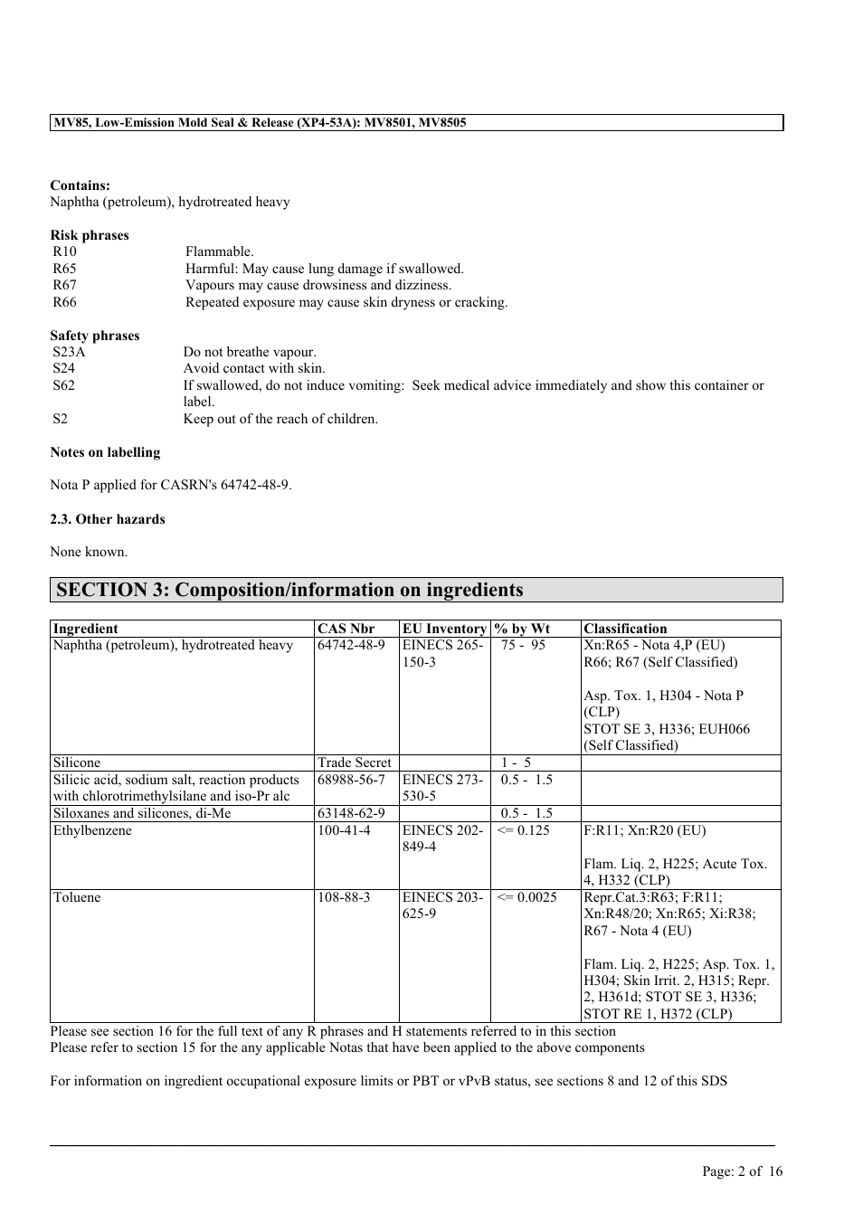 MEGUIAR'S MV85 User Manual | Page 2 / 16