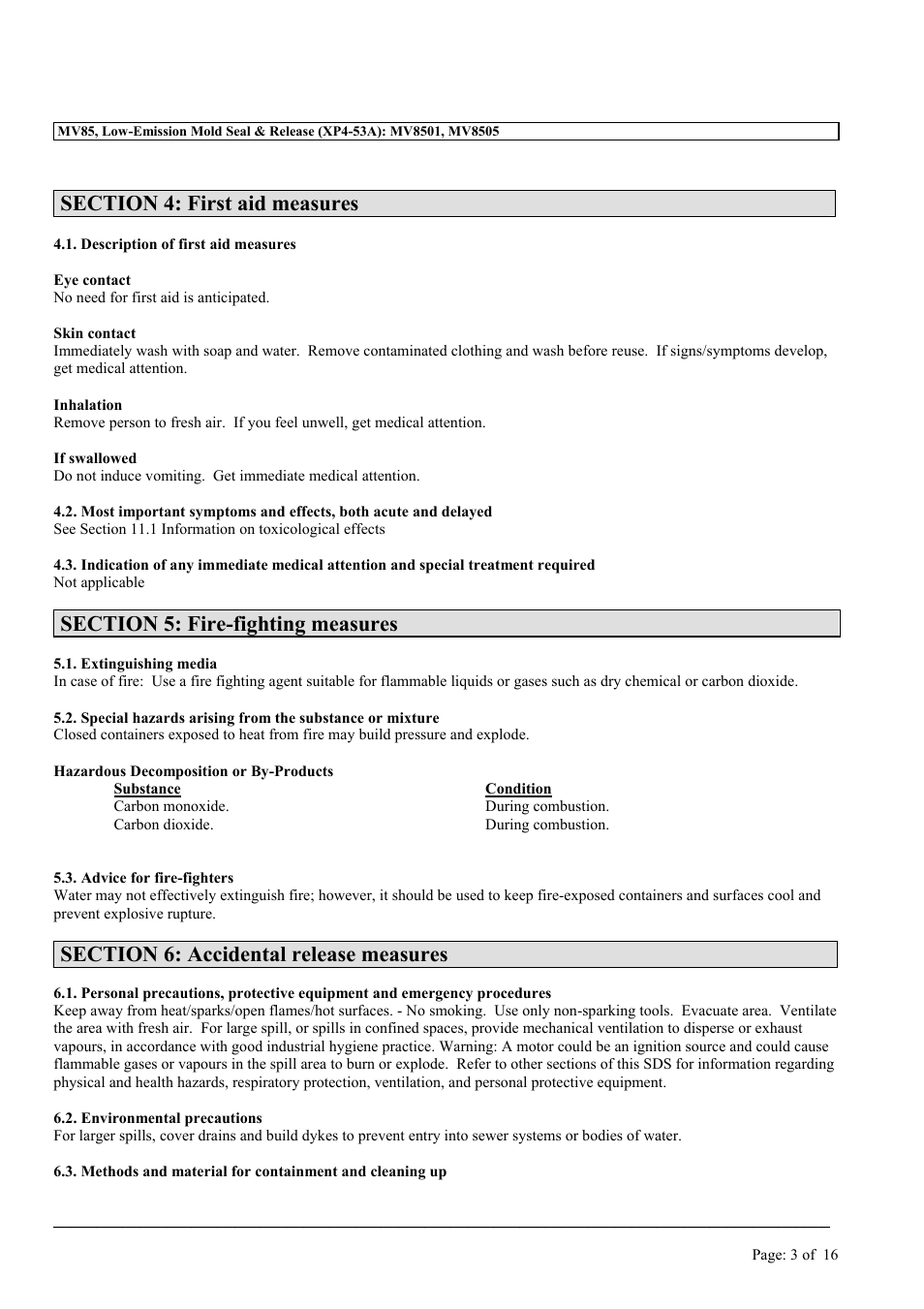 MEGUIAR'S MV85 User Manual | Page 3 / 16