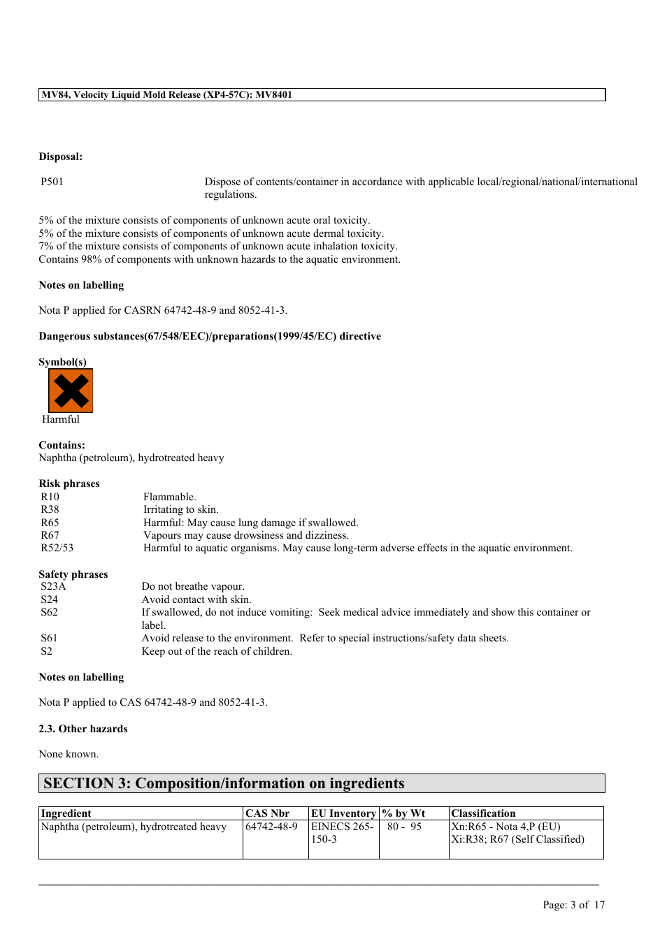 MEGUIAR'S MV84 User Manual | Page 3 / 17