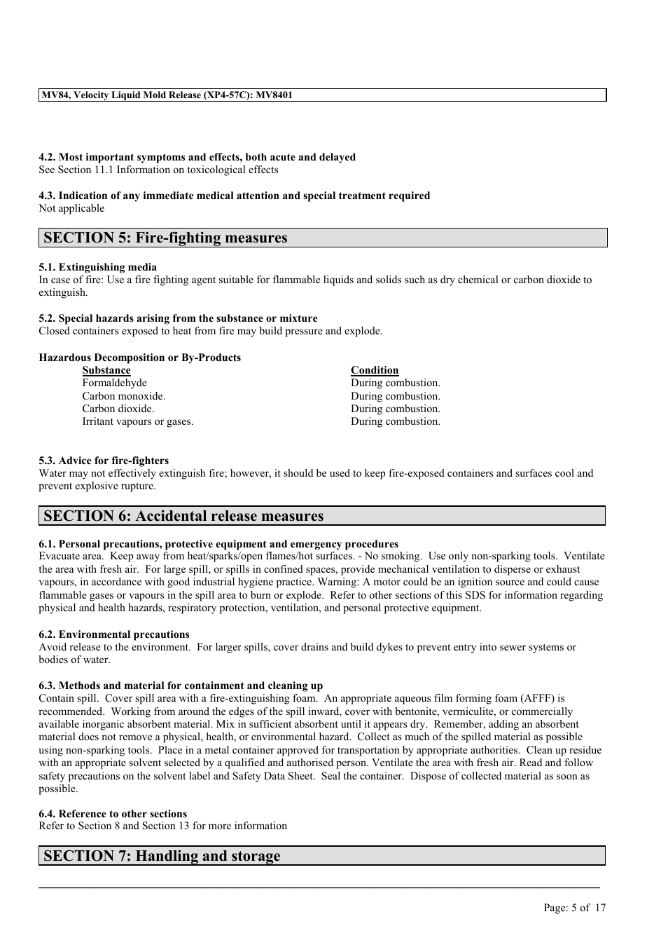 MEGUIAR'S MV84 User Manual | Page 5 / 17