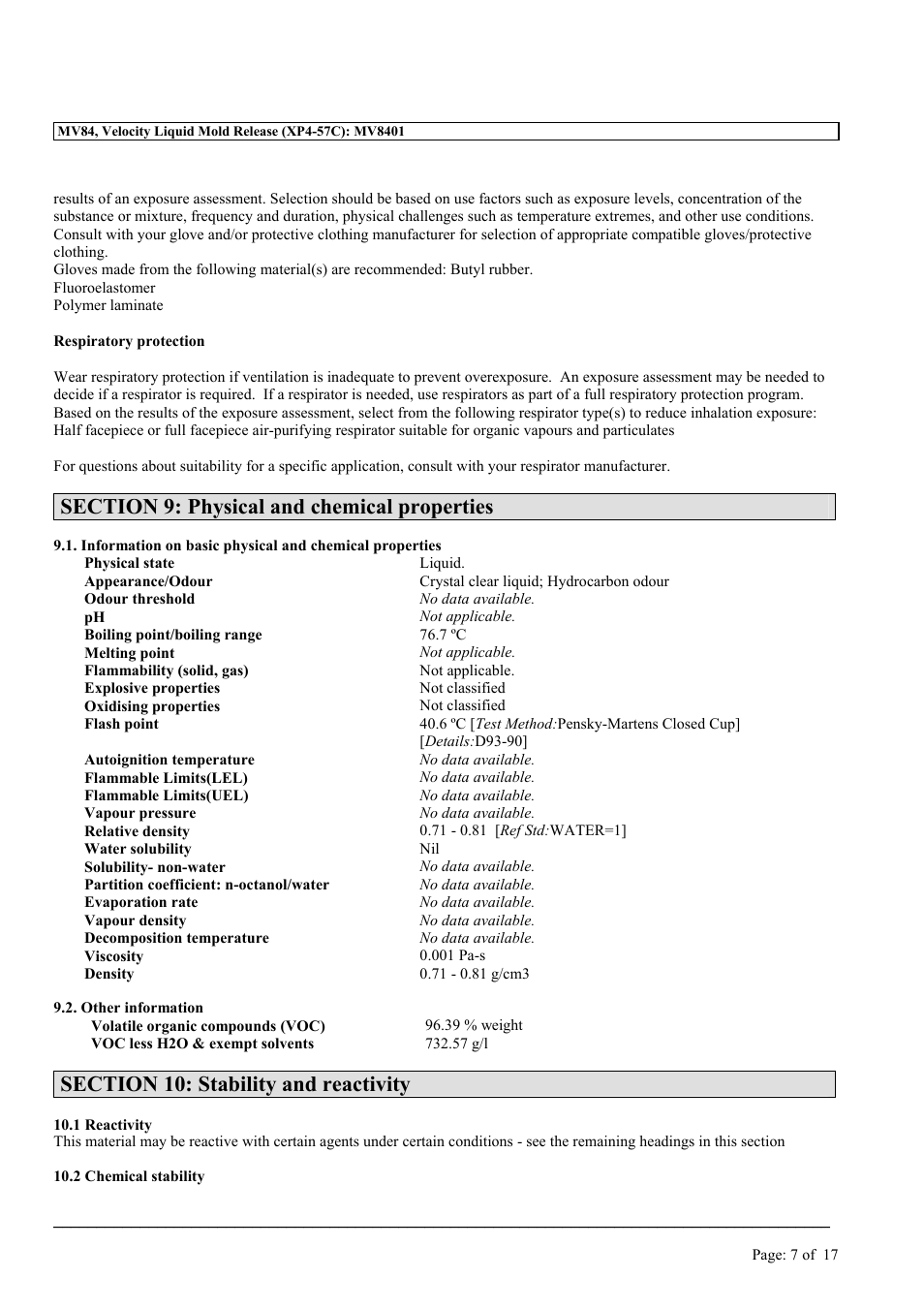 MEGUIAR'S MV84 User Manual | Page 7 / 17