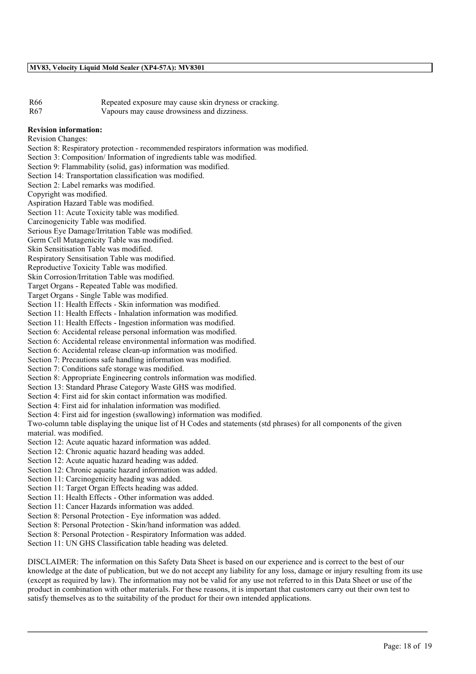 MEGUIAR'S MV83 User Manual | Page 18 / 19