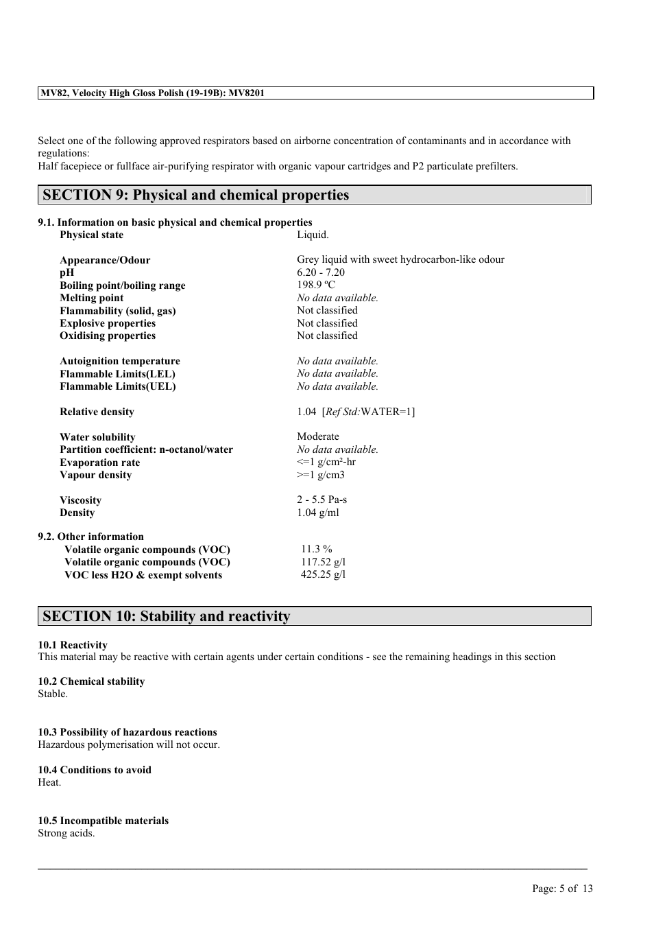 MEGUIAR'S MV82 User Manual | Page 5 / 13