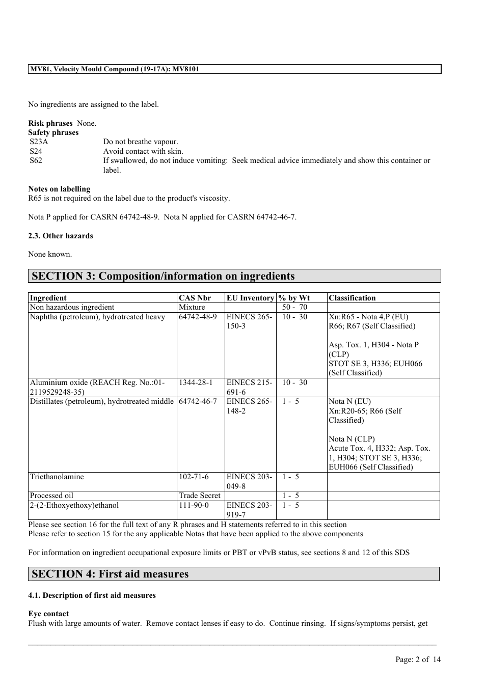 MEGUIAR'S MV81 User Manual | Page 2 / 14