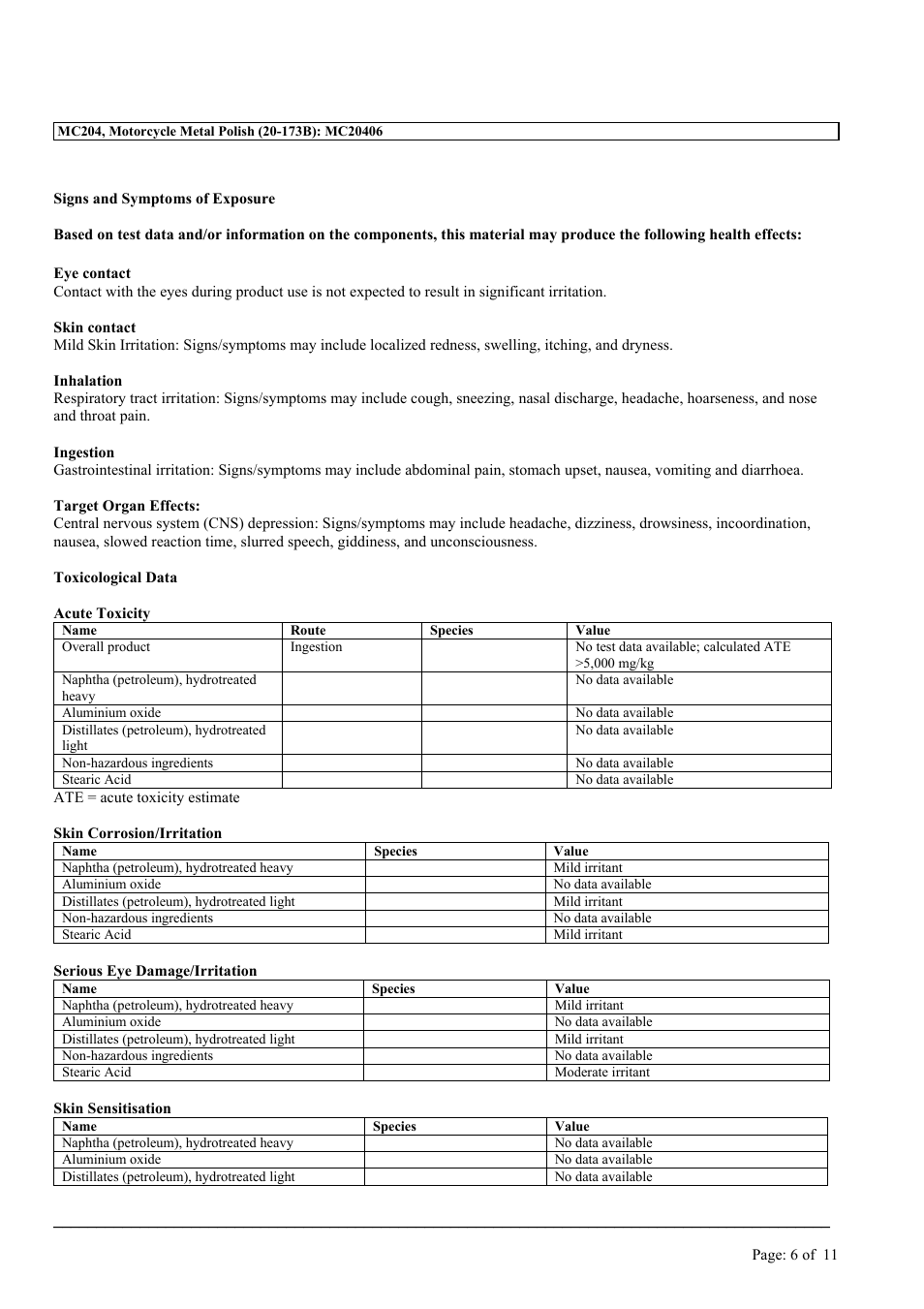 MEGUIAR'S MC204 User Manual | Page 6 / 11