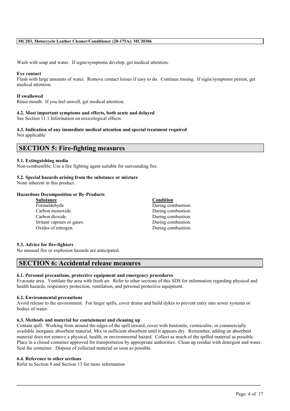 MEGUIAR'S MC203 User Manual | Page 4 / 17