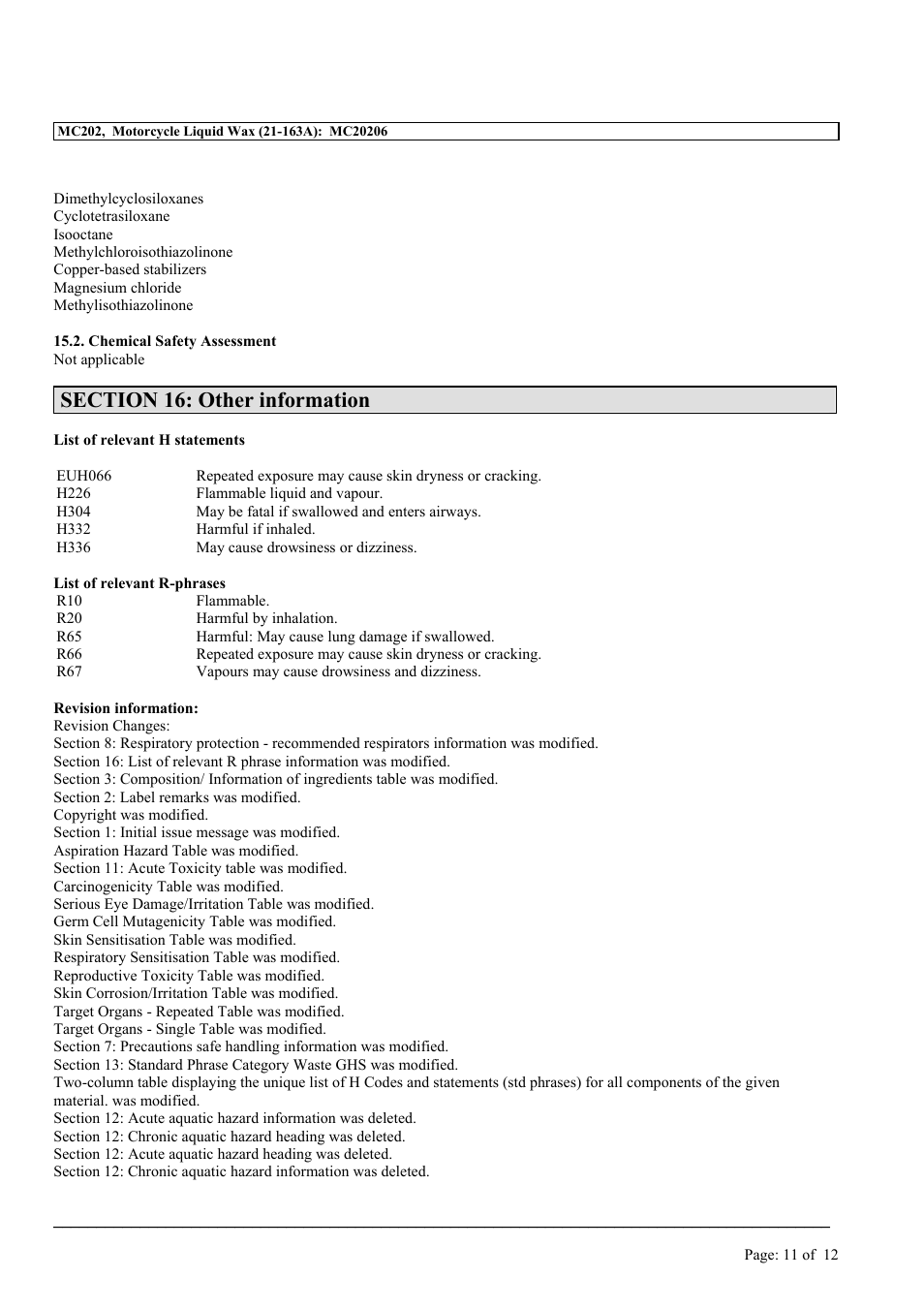 MEGUIAR'S MC202 User Manual | Page 11 / 12