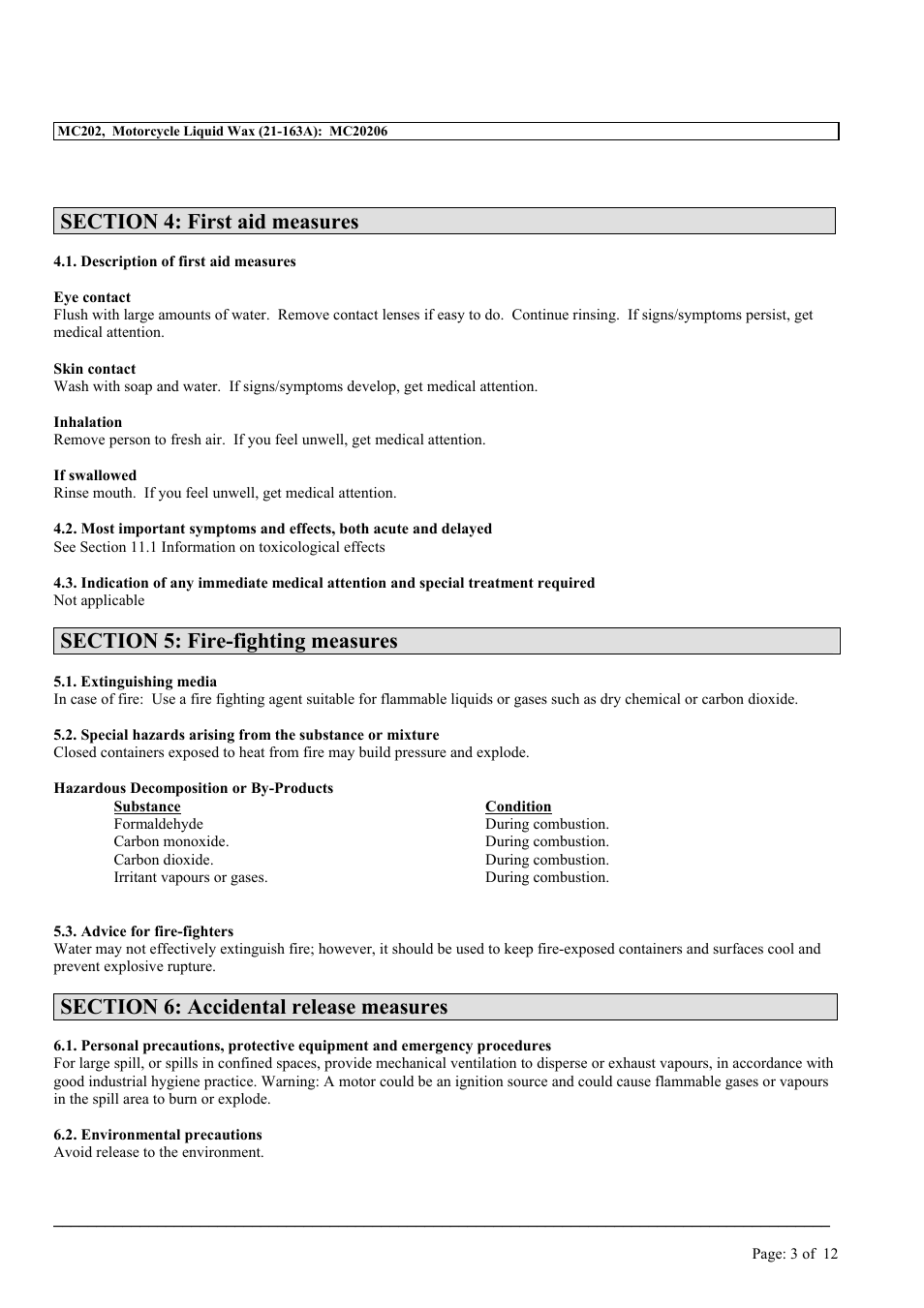 MEGUIAR'S MC202 User Manual | Page 3 / 12