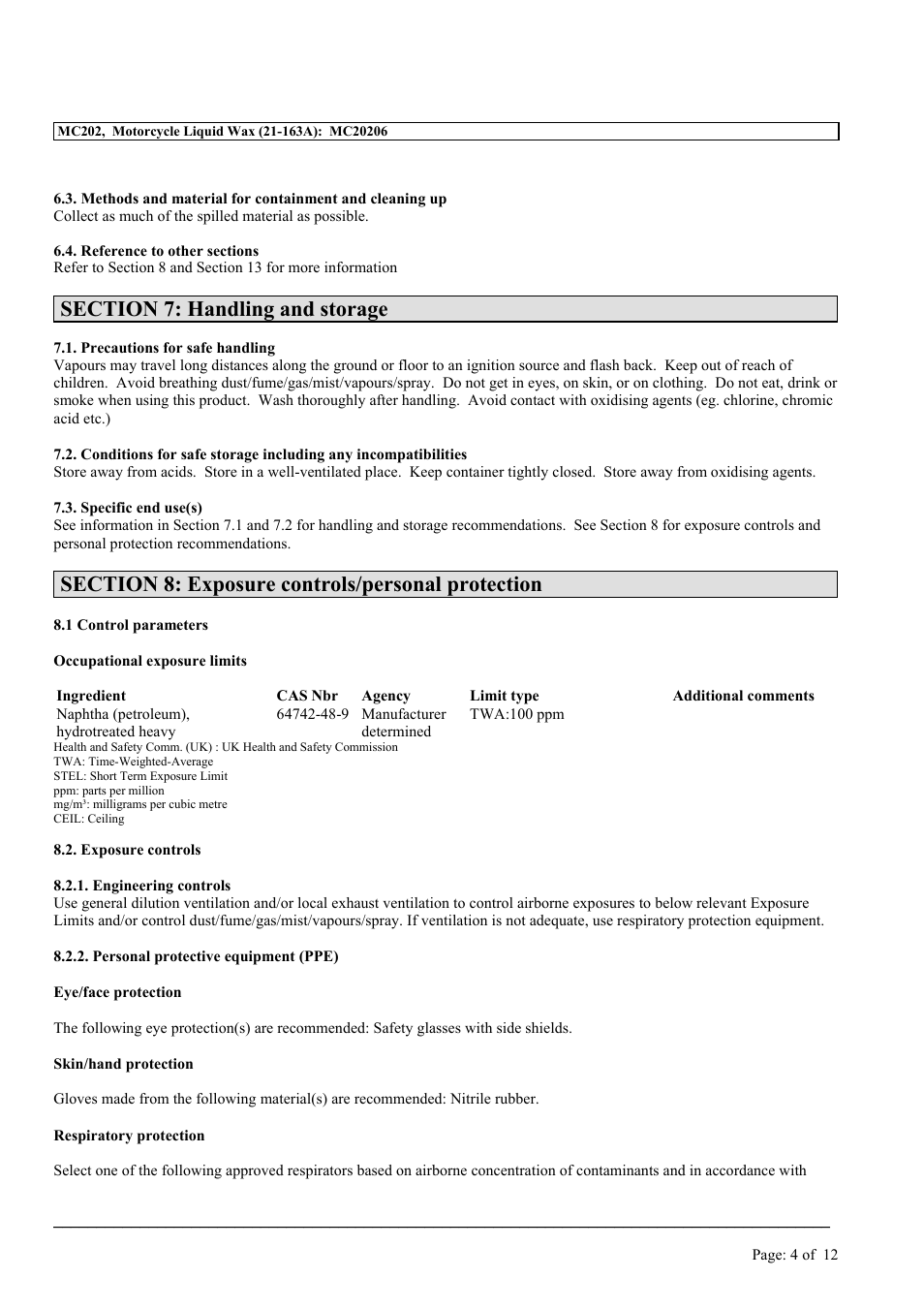 MEGUIAR'S MC202 User Manual | Page 4 / 12