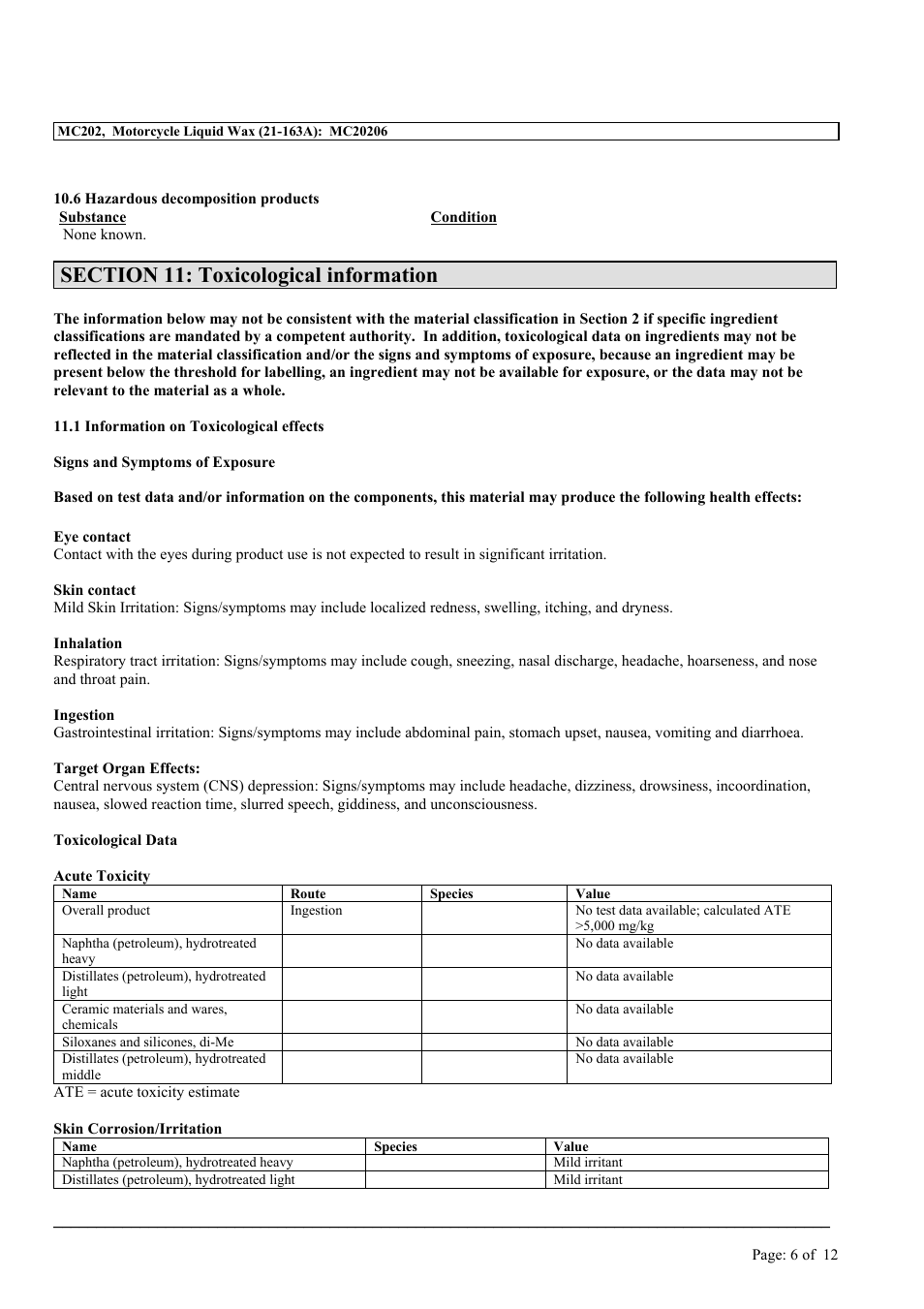 MEGUIAR'S MC202 User Manual | Page 6 / 12