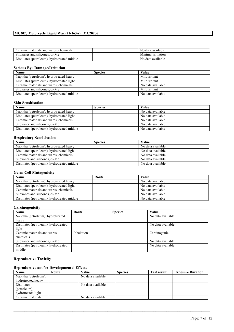 MEGUIAR'S MC202 User Manual | Page 7 / 12