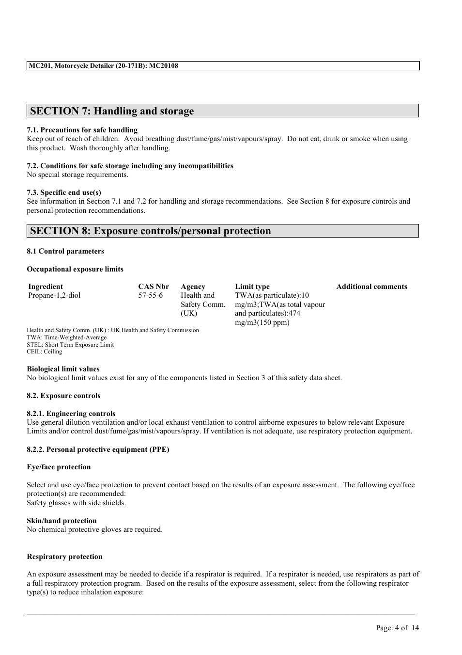 MEGUIAR'S MC201 User Manual | Page 4 / 14