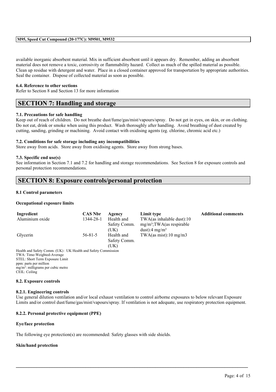 MEGUIAR'S M95 User Manual | Page 4 / 15