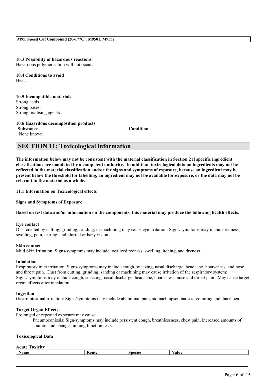 MEGUIAR'S M95 User Manual | Page 6 / 15