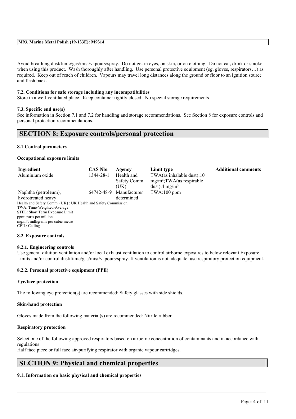 MEGUIAR'S M93 User Manual | Page 4 / 11