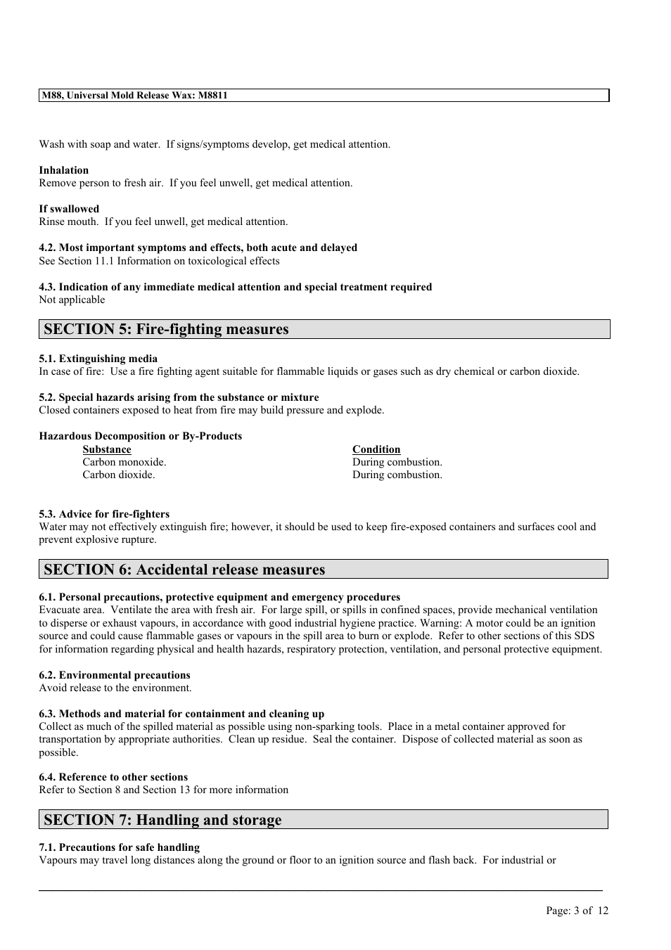 MEGUIAR'S M88 User Manual | Page 3 / 12